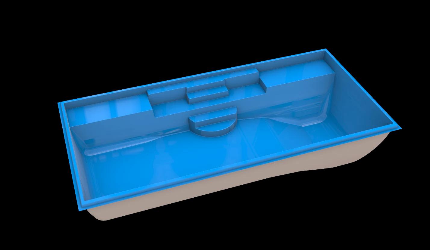 Belize 3D model render 2