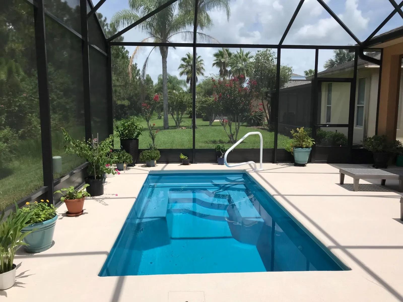 Fiberglass pool design preview