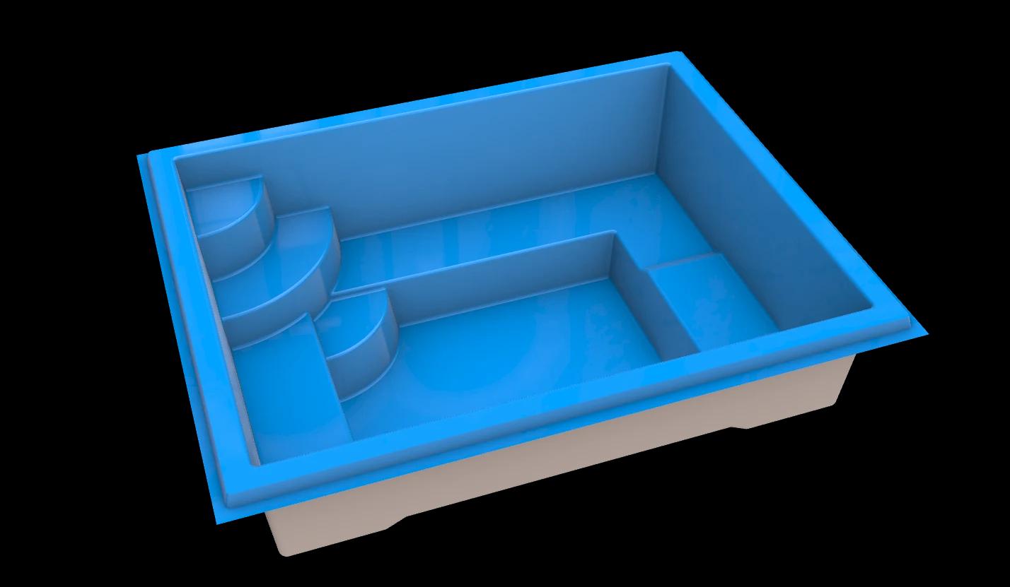 Neblina 3D model render 2