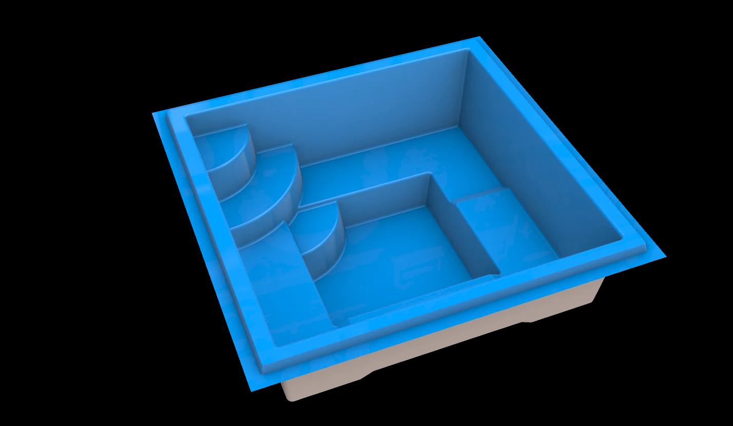 Quatro 3D model render 2