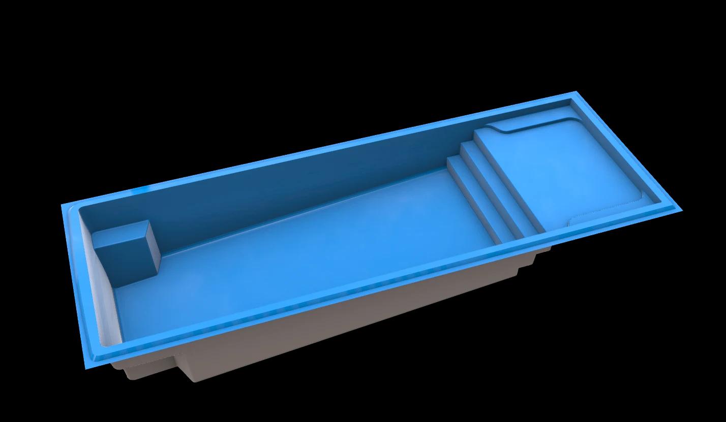 Colombian Beach 3D model render 2