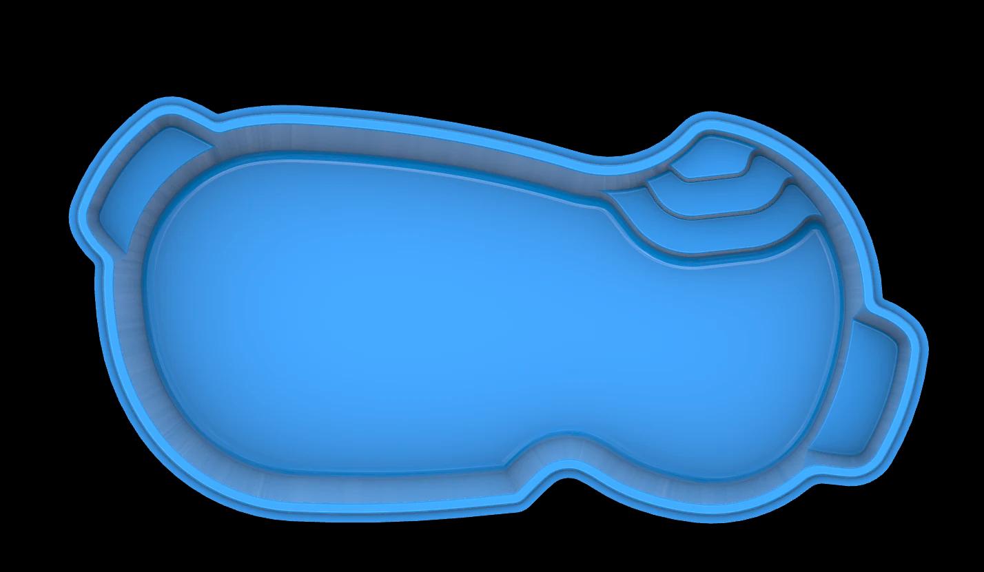 Costa Rica 3D model render 1